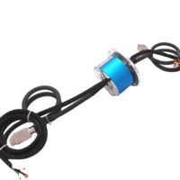 Fil de blindage à 3 conducteurs sur signal DMX Bagues collectrices Ethernet pour barre de commande d'éclairage de scène Bague collectrice d'enrouleur de câble