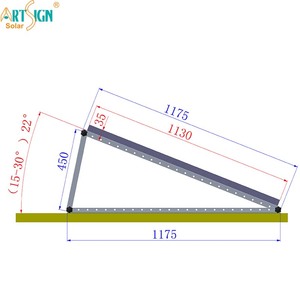 Kit de <span class=keywords><strong>support</strong></span> de montage de panneaux solaires réglable en alliage d'aluminium 6005-T5, certifié TUV CE, pour camping-car, <span class=keywords><strong>bateau</strong></span>, installation au sol ou sur toit de maison - Product Image 4