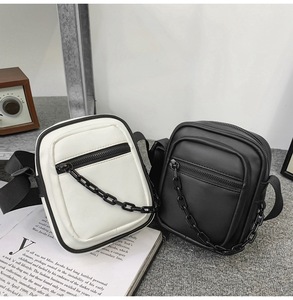 Sacs banane personnalisés en PU, sacs à bandoulière sport décontractés, nouveau design, sacoche à ceinture à carreaux, sac à dos pour homme, sacs de poitrine unisexes - Product Image 6