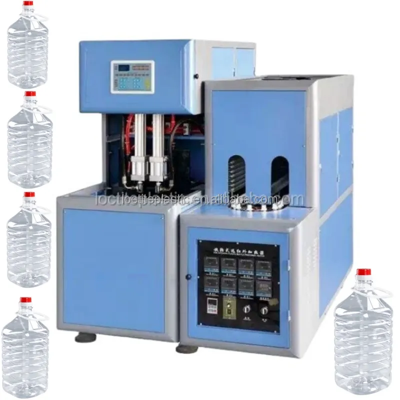 Haustier-Bläsermaschine für Flaschenbläsergussformmaschine für 1l 2l 5 Liter Flasche Haustier-Flasche halbautomatische Bläsergussmaschine