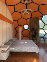 Dôme géodésique en verre pour maison, tente, glamping, hôtel, prix d'usine, vente chaude