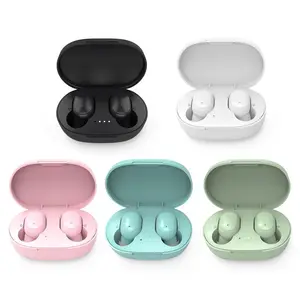 Sıcak satış Macaron renk TWS5.0 handsfree ucuz kablosuz mini A6S kulaklıklar