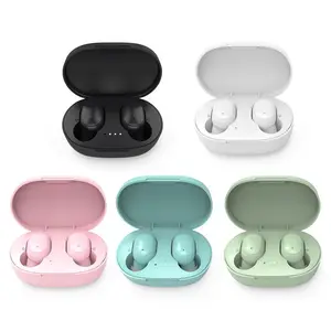 Venda quente cor Macaron TWS5.0 handsfree fones de ouvido sem fio barato mini A6S