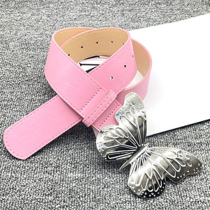 <span class=keywords><strong>Ceinture</strong></span> décorative Song Yanfei Same Golden Big Butterfly, nouvelle collection 2023, style Spice Girls, passe-partout, pour robe y2k - Product Image 6