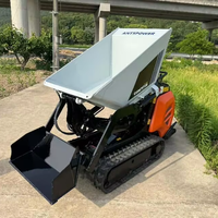 Chaungxin 2026 Kleiner Mini-Dumper 600kg Tragbarer Raupenlader mit Hydraulik und Dieselmotor
