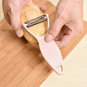 Éplucheur de fruits et légumes, ensemble de 3 pièces, lame en acier inoxydable pour éplucher les pommes de terre, le melon, la carotte, outil de cuisine - Product Image 3