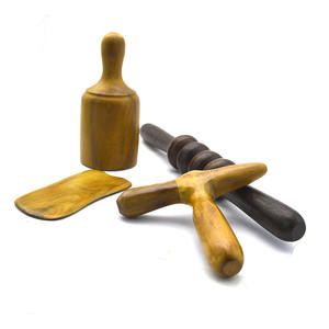 Masajeador de madera, palo de masaje de punto de rodillo de mano para fascia, celulitis, músculo, Abdomen, terapia corporal, masaje muscular - Product Image 6