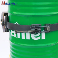 HaizhiLi, portador de tambor de 350kg, elevador de tambor de aceite Manual hidráulico, elevador de carro, camión apilador de tambor inclinable de 1m