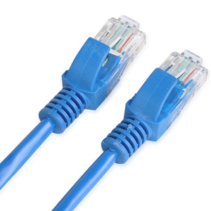 Blue <b>Cat6</b> <b>Ethernet</b> <b>Cable</b> 50M PVC Jacket Pure Copper Conductor Nickel Plated Connectors Computer Networking Use - Product Image 3