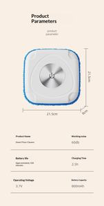 Robot de Limpieza Inteligente para el Hogar, Limpiador de Pisos de Doble Uso Húmedo y Seco, Máquina de Limpieza de Pisos Automática Recargable, Venta al por Mayor de Fábrica - Product Image 5