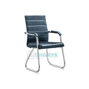 Nuova Sedia <span class=keywords><strong>da</strong></span> Ufficio Foshan Senza Ruote in Pelle PU <span class=keywords><strong>con</strong></span> 4 Gambe e Braccioli per Conferenze, Reception, Visitatori e Sale d'Attesa Aziendali - Product Image 4