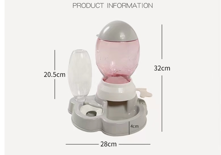 Amazon Nice Quality Gravity Colorful Automatic Pet Water And Food Feeder Water Dispensers Feeder For Cat