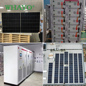 Système <span class=keywords><strong>solaire</strong></span> photovoltaïque complet Whayo 100KW 150KW, <span class=keywords><strong>kit</strong></span> complet 30KW 50KW 80KW, système de stockage de <span class=keywords><strong>batterie</strong></span> au <span class=keywords><strong>lithium</strong></span> LiFePO4 hors réseau hybride - Product Image 6