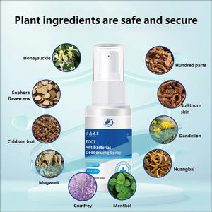 สเปรย์ฉีดเท้าฆ่าเชื้อแบคทีเรียแบบขายส่ง - บรรเทาอาการคันเท้าอย่างเป็นธรรมชาติ กำจัดกลิ่นเท้า สมุนไพร สูตรเฉพาะ รับผลิตแบบ OEM - Product Image 3
