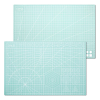 Planche à découper double face 3 couches XinyiArt, tapis de découpe auto-cicatrisant A3, tapis de découpe rotatif pour travaux manuels et tissus