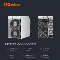 Meilleure vente Elphapex DG1 Home Miner 13G 14G 14.4G Elpha Pex Dg1 + processeur de données d'ordinateur
