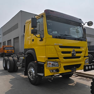 Camión con cabeza de tractor HOWO <span class=keywords><strong>Actros</strong></span> 6X4 usado, remolque diésel de <span class=keywords><strong>segunda</strong></span> <span class=keywords><strong>mano</strong></span> a la venta Euro 2, estándar de emisión, cámara de dirección trasera izquierda - Product Image 5