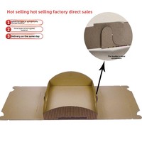 Caja de cartón para pizza corrugada gruesa personalizable de 6, 7, 8 y 9 pulgadas, cono de 2mm de espesor, materiales reciclados, caja de cartón para pizza personalizada