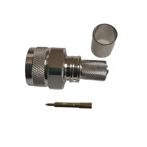 Đầu Nối Lmr400 N Loại <span class=keywords><strong>Coax</strong></span> Kết Nối Nam Uốn Với Pin Trung Tâm Vàng - Product Image 1