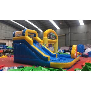 Yüzme havuzu şişme kale sarı su kaydırağı ve <span class=keywords><strong>Tigger</strong></span> tema ile şişme eğlence fabrika fiyat - Product Image 4