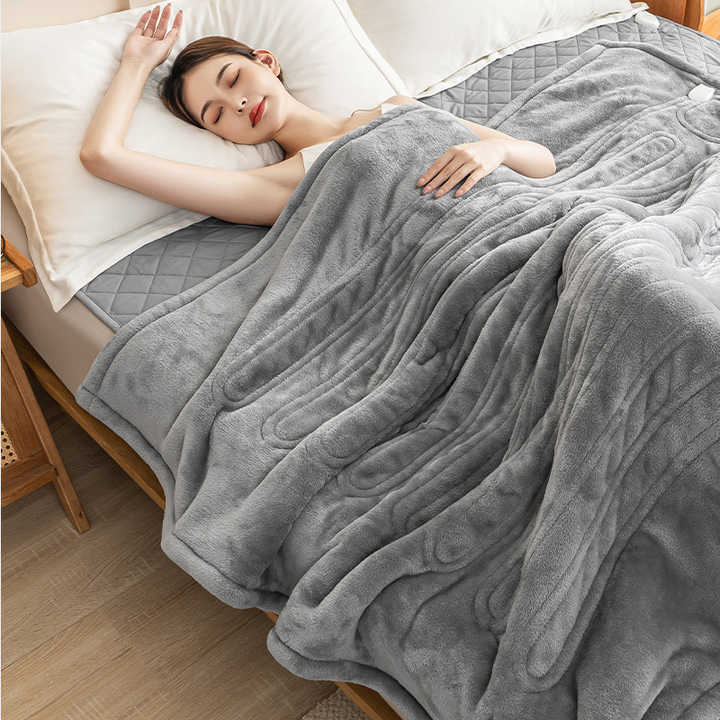 Fleece Target Fitted Electric Blanket MONHOUSE Premium Soft Fleece