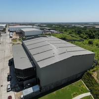 Entrepôt préfabriqué en structure métallique avec poutres en H haute résistance pour opérations industrielles – Bâtiment métallique préfabriqué