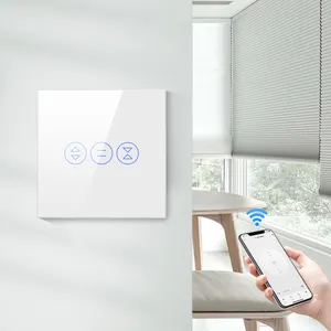 Großhandel Tuya Wifi Smart Alexa Google Fernbedienung Home Wifi Touch Shutter Roller Smart Vorhangsc halter