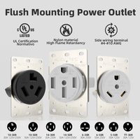 Prise de courant verrouillable Yineng homologuée UL NEMA L14-30R 30A 125V, qualité industrielle robuste, en nylon, avec verrouillage par torsion, vente directe usine