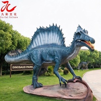 Modèle de dinosaure animatronique Spinosaurus, robot réaliste pour parcs à thème, expositions de parcs dinosaureux et sites touristiques