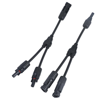 30A 50A Y3 Y4 Y5 1500V 2 à 1 connecteur 2 voies photovoltaïque IP67 PV Y connecteur de branche pour système solaire connecteur de branche
