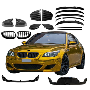 E60 Exterior Accessories Front Bumper Grill Side Louver Mirror Cap Rear Bumper Lip Diffuser Roof <strong>Spoiler</strong> for BMW <strong>5</strong> <strong>Series</strong> E60 - Product Image 1