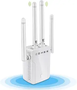 1200Mbps Signal Booster Repeater Wireless AmplifierとIntelligent Signal Indicator One Button SetupとEthernet Port