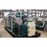 Compresseur de gaz naturel GNC à refroidissement par air fixe, compression en deux étapes, 600 Nm3/h, 3,0 Mpa, unité à piston alternatif montée sur skid