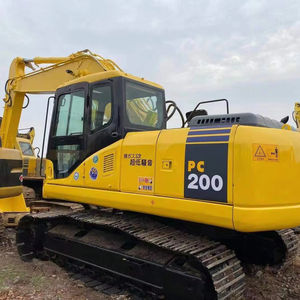 รถขุดไฮดรอลิก Komatsu PC200-7 มือสองสภาพดีเยี่ยม น้ำหนัก 20 ตัน บุ้งกี๋ 1.0 เมตร กำลังมอเตอร์ 110 กิโลวัตต์ พร้อมเกียร์ อุปกรณ์ก่อสร้าง ขาย - Product Image 1