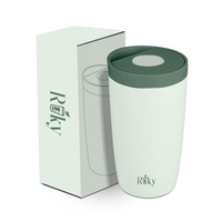 Tasses à café personnalisées en acier inoxydable 18/8 voyage Camping isolation scellée tasse à café isolée sous vide à boutons