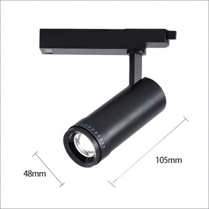Modern Design Plastic <b>LED</b> Track <b>Light</b> 4100K Ra90 IP20 AC 85-265V Retail <b>Shop</b> Application 3-Year Warranty Dimmable - Product Image 2
