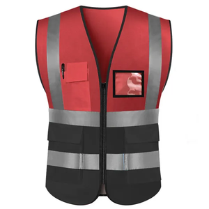 Floresan Yeşil ANSI Sınıf 2 Özelleştirilmiş Logolu Çok Cepli Nefes Alabilen İnşaat İş Kıyafeti Yansıtıcı Güvenlik Yeleği - Product Image 3