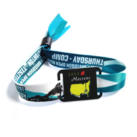 Bracelet NFC programmable étanche F08 1K Chip RFID en tissu tissé pour événements festifs