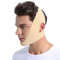 Bandeau Élastique Amincissant Visage Anti-Rides pour Réduire le Double Menton et Modeler la Ligne en V