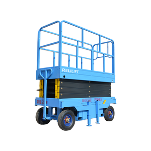 แพลตฟอร์มยกแบบกรรไกรเคลื่อนที่ได้ ความสูงทำงาน 6 ม. 14 ม. รับน้ำหนักได้มาก ได้รับการรับรองมาตรฐาน CE ผลิตตามสั่งจากโรงงานโดยตรง - Product Image 4