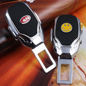 यूनिवर्सल जस्ता मिश्र धातु कार सीट बेल्ट भरनेवाला प्लग क्लिप बकसुआ कार सुरक्षा सीट बेल्ट लगा लो के साथ सभी कार लोगो - Product Image 3