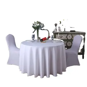 Wholesale Nordic Elegant Custom Made Designing Fancy Shining Buy Round Luxury Wedding Party Christmas Table Cloth