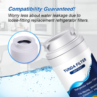 Filtre à eau pour réfrigérateur compatible Yunda UKF8001 EDR4RXD1 UKF8001AXX 9084 469006, filtration domestique sur 6 mois, paquet individuel