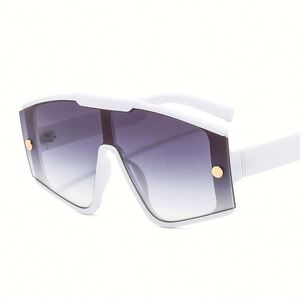Gafas de Sol Cuadradas Retro Modernas 2022 para Mujer, Gafas de Sol de Una Pieza con Lentes Grandes - Product Image 4