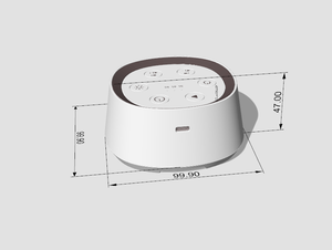 2025 Entrenador de sueño inteligente digital Máquina de sueño de ruido blanco Sensor de detección de llanto Relajante <span class=keywords><strong>para</strong></span> aliviar la ansiedad Canción de cuna - Product Image 6