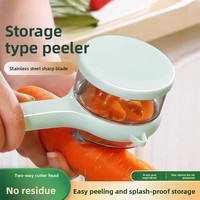 Groenteschiller met opvangbak, aardappelschiller, fruitsnijder, keukenhulpjes, makkelijk schoon te maken, schilgereedschap voor thuis
