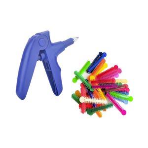 Pistola ortodontica dentale legatura legatura legatura stiva strumento di espansione pistola con legatura elastica 40 pz/borsa - Product Image 1