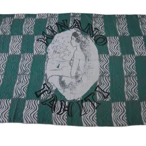 Pareo 100% Rayón con Diseño Personalizado, Estampado <span class=keywords><strong>de</strong></span> Playa <span class=keywords><strong>de</strong></span> Tahití - Product Image 1