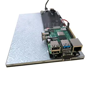 3D打印的赛博甲板覆盆子Pi 4显示器，具有1024x600分辨率，带LCD控制器板的显示模块