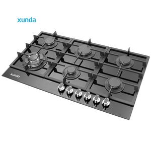 Xunda - Estufa de <span class=keywords><strong>Gas</strong></span> de 4, 5 y 6 Quemadores, Fabricada en China, Venta al por Mayor de Fábrica OEM, Estufa Empotrable de 90 cm para Hoteles y Hogares - Product Image 3